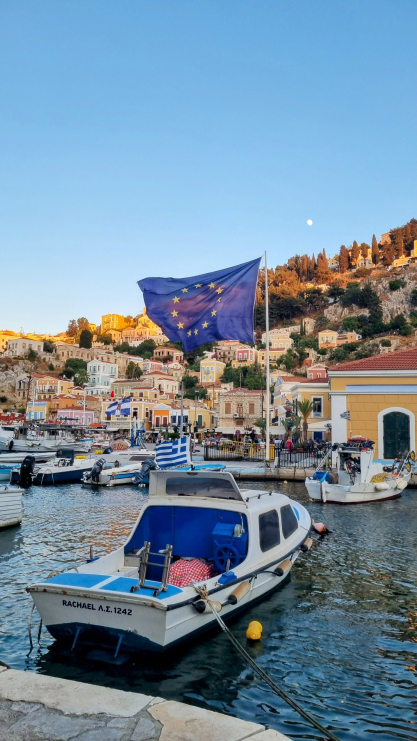 Greece European Flag